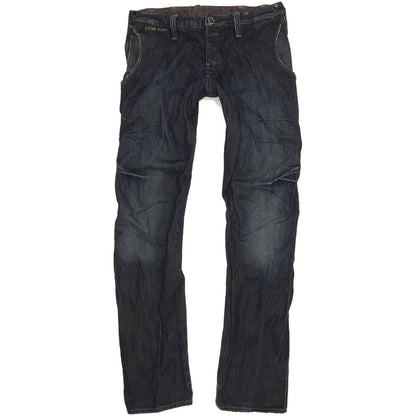 G-Star Men Navy Straight Regular Jeans W30 L34