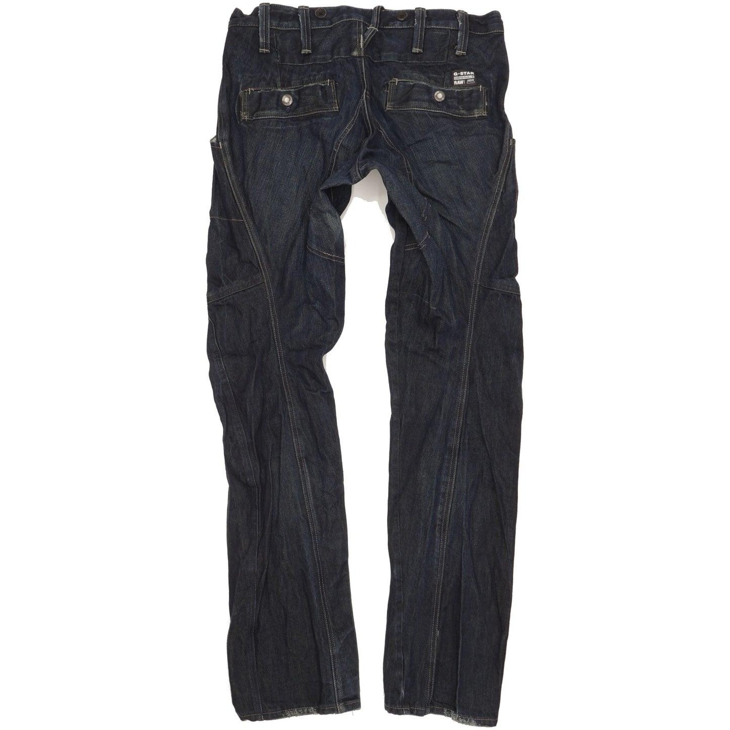 G-Star Men Navy Straight Regular Jeans W30 L34