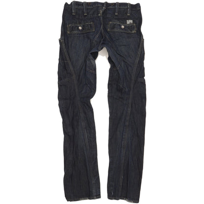 G-Star Men Navy Straight Regular Jeans W30 L34