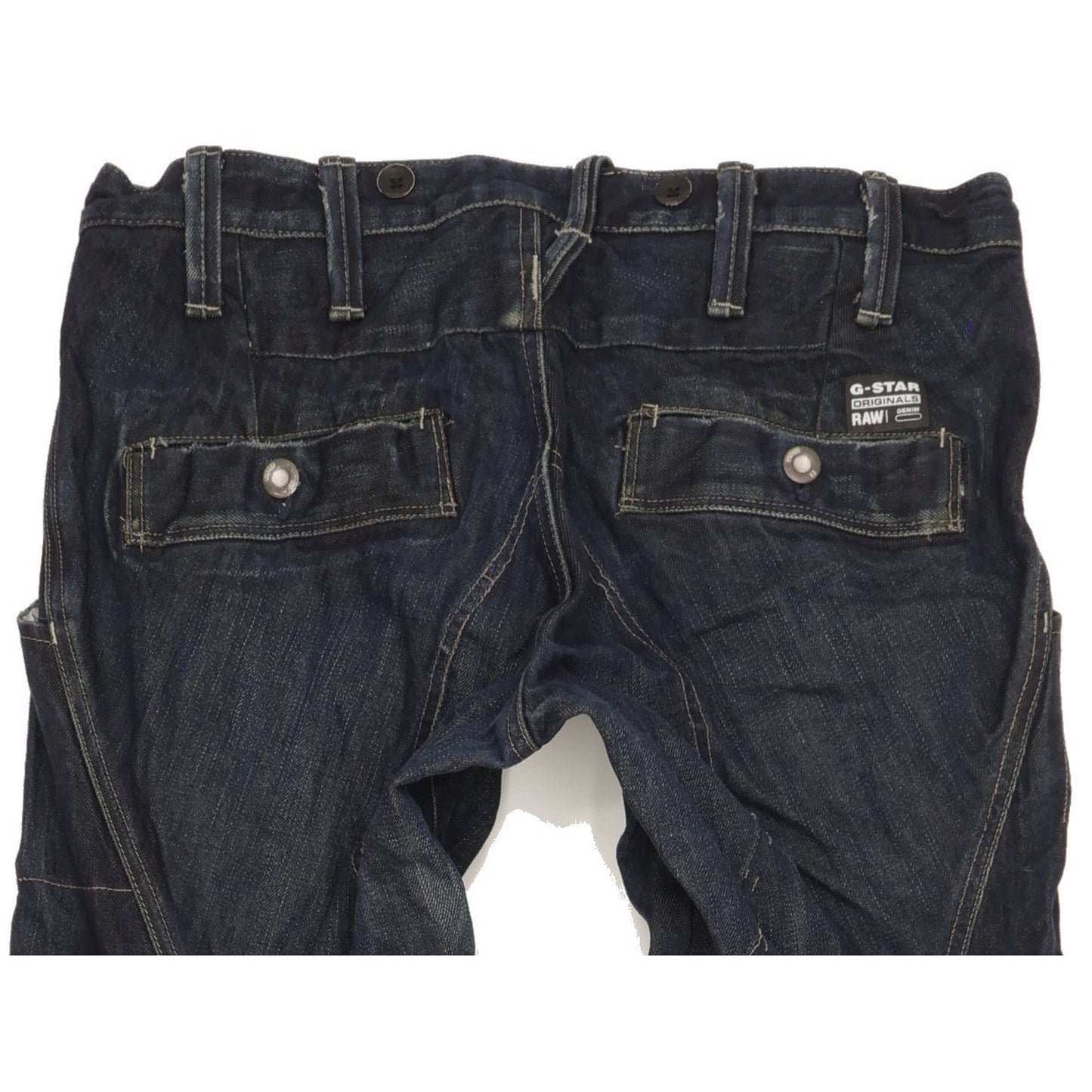 G-Star Men Navy Straight Regular Jeans W30 L34
