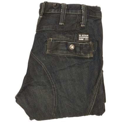 G-Star Men Navy Straight Regular Jeans W30 L34