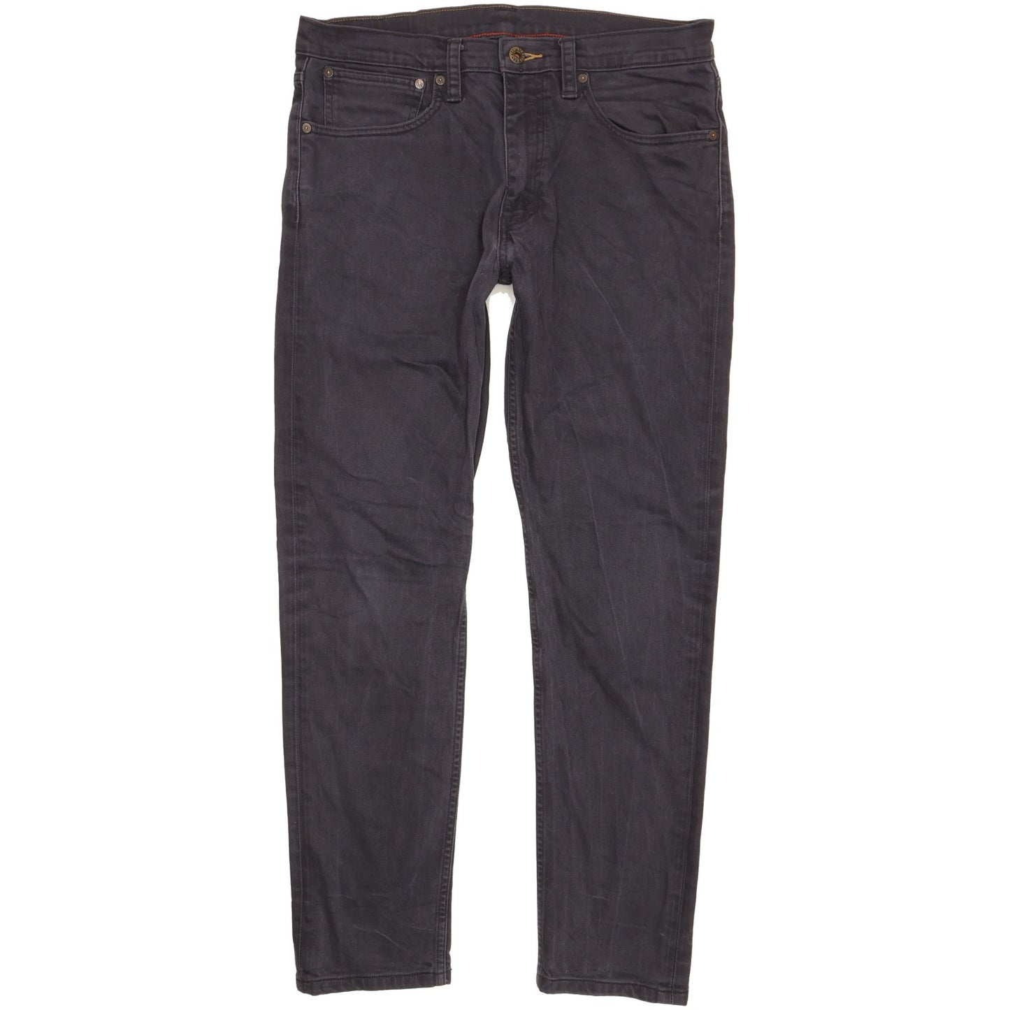 Levi's 512 Men Black Tapered Slim Stretch Jeans W34 L30