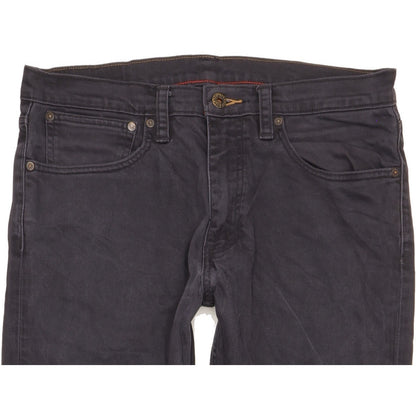 Levi's 512 Men Black Tapered Slim Stretch Jeans W34 L30