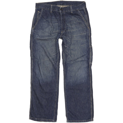 Levi's 572 Men Blue Straight Loose Jeans W34 L33