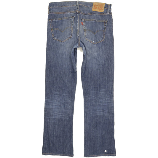 Levi's 527 Men Blue Bootcut Slim Stretch Jeans W33 L31
