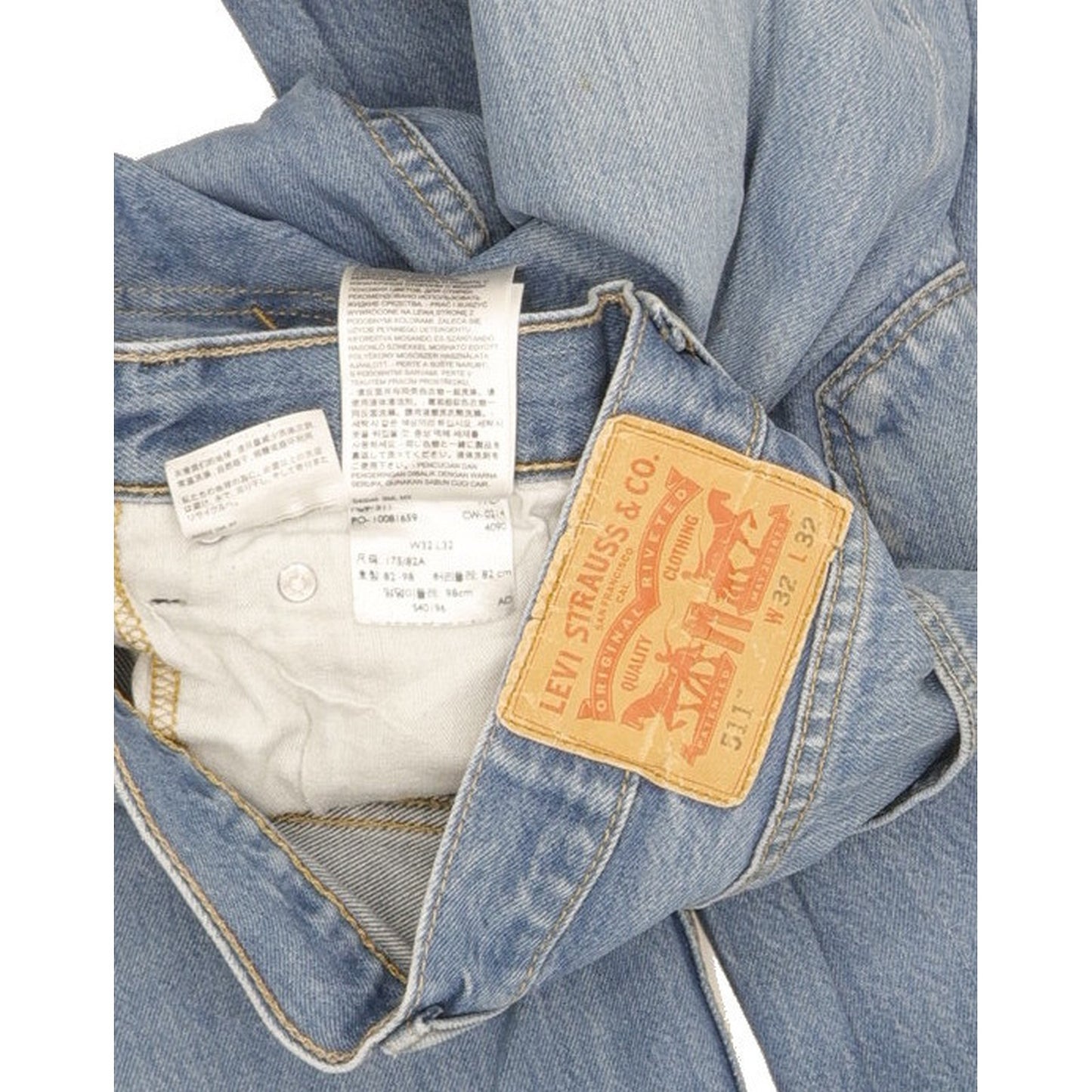Levi's 511 Men Blue Straight Slim Jeans W31 L31