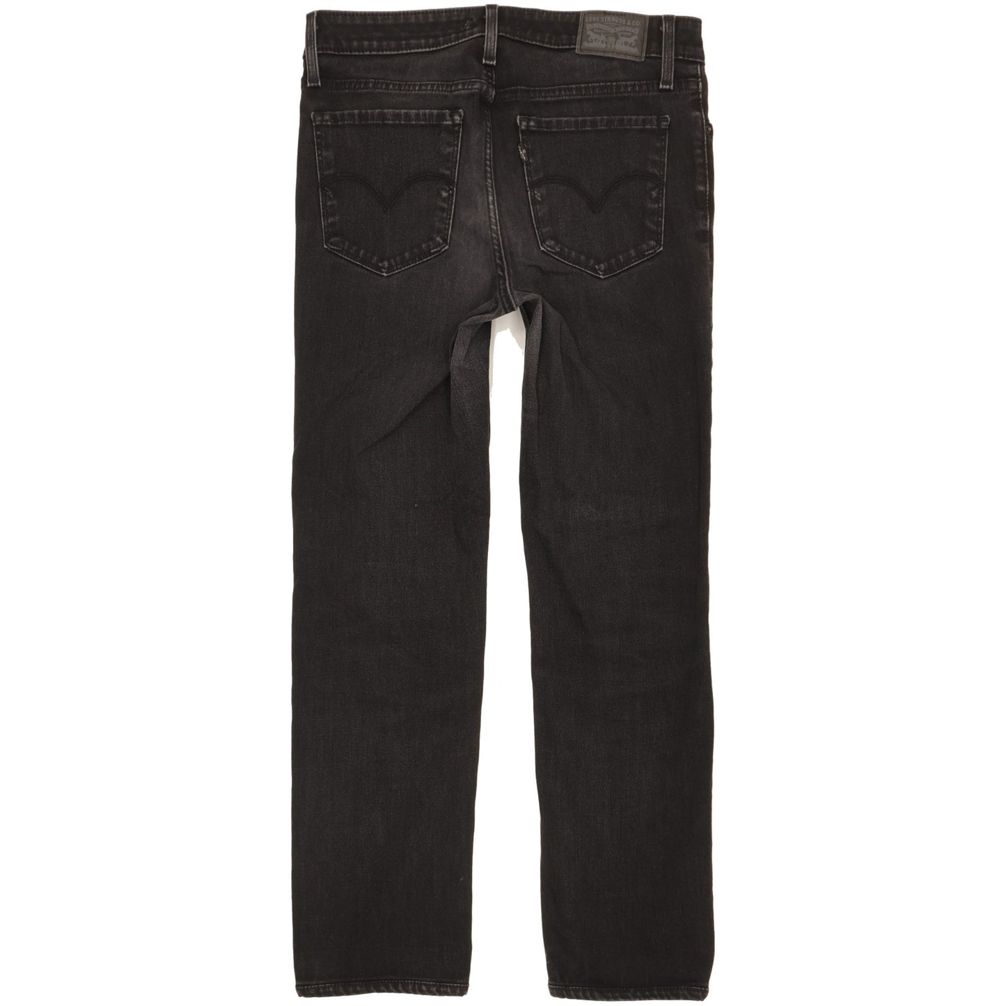 Levi's 712 Women Black Straight Slim Stretch Jeans W30 L26