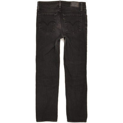 Levi's 712 Women Black Straight Slim Stretch Jeans W30 L26