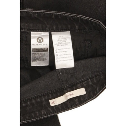 Levi's 712 Women Black Straight Slim Stretch Jeans W30 L26