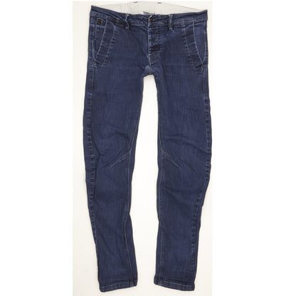 G-Star Bronson 3D Men Blue Tapered Slim Jeans W33 L31