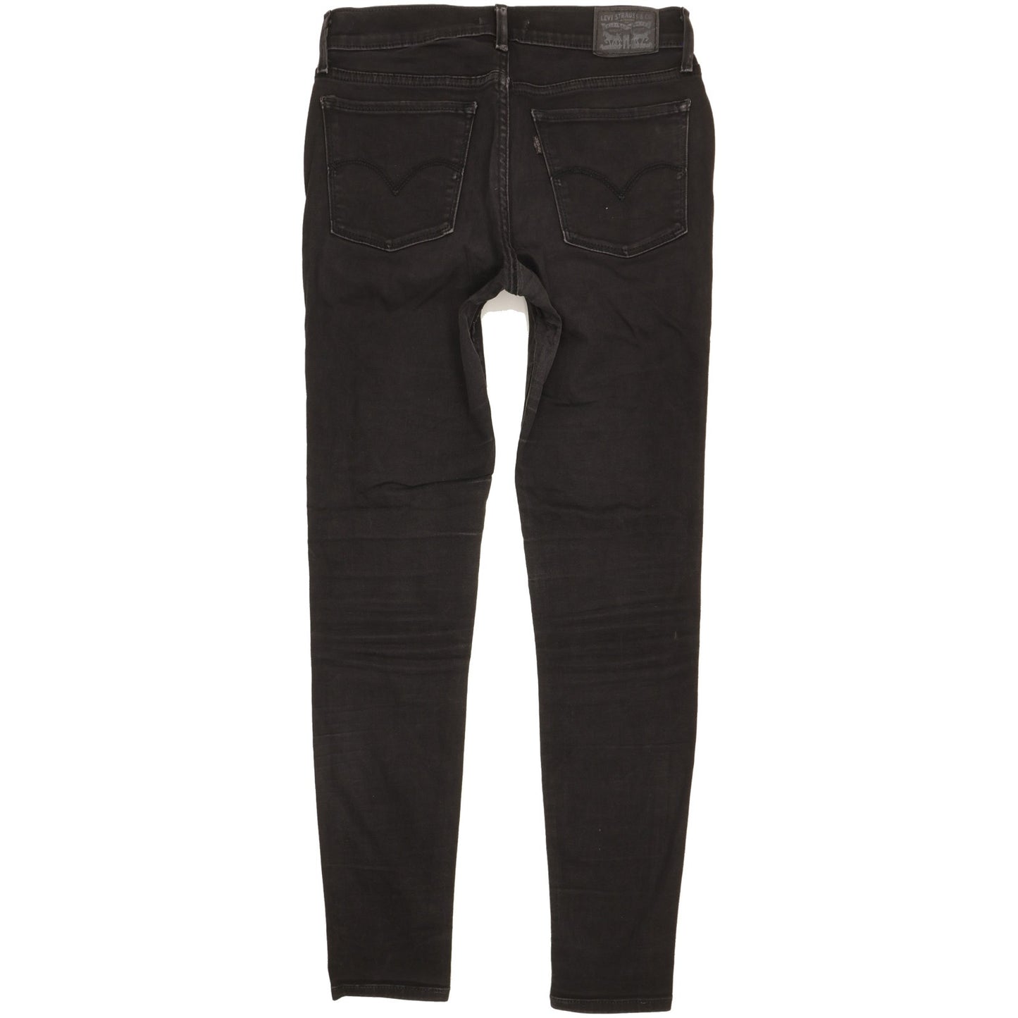 Levi's 710 Super Women Black Skinny Slim Stretch Jeans W29 L29