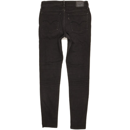 Levi's 710 Super Women Black Skinny Slim Stretch Jeans W29 L29