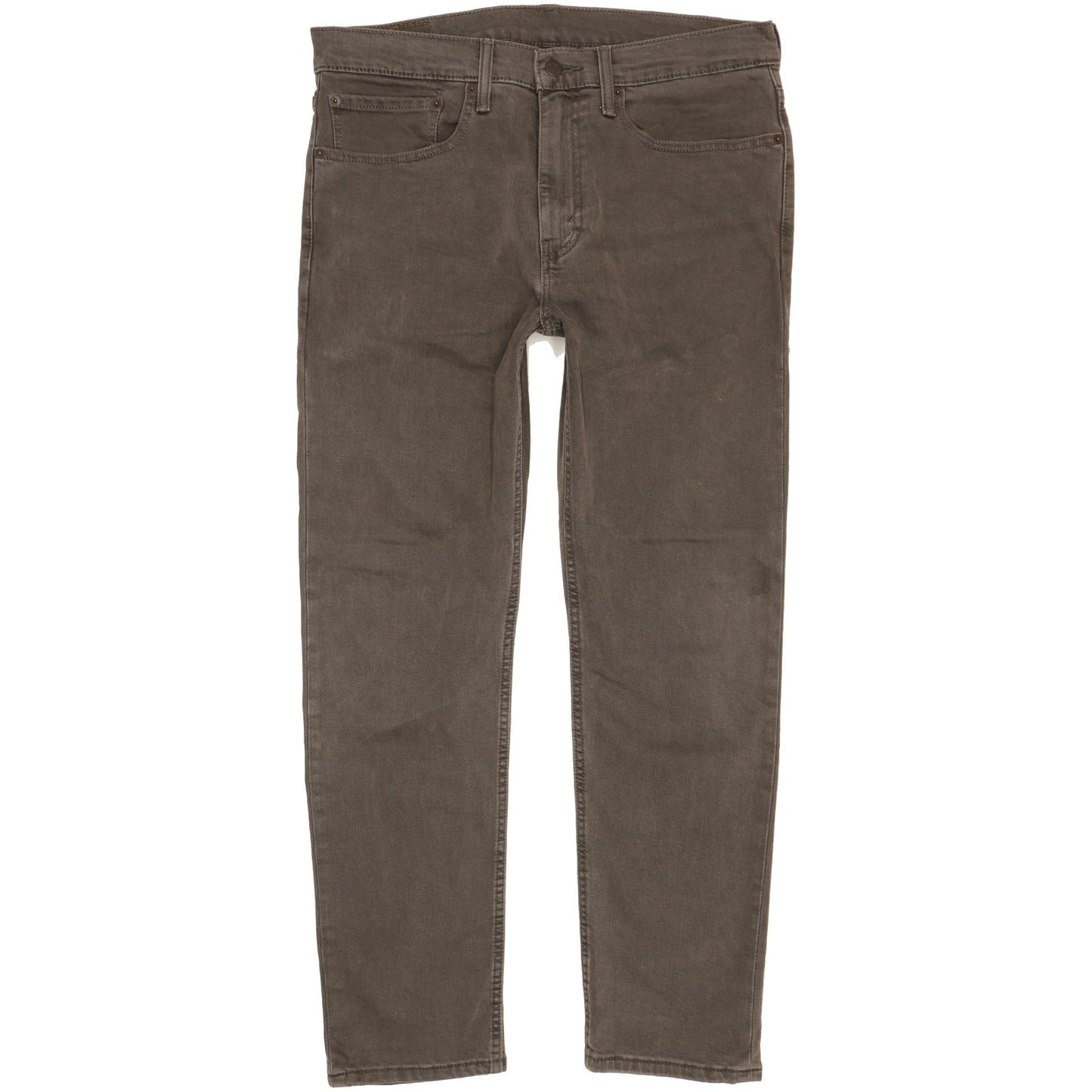 Levi's 502 Men Grey Tapered Regular Stretch Jeans W34 L29