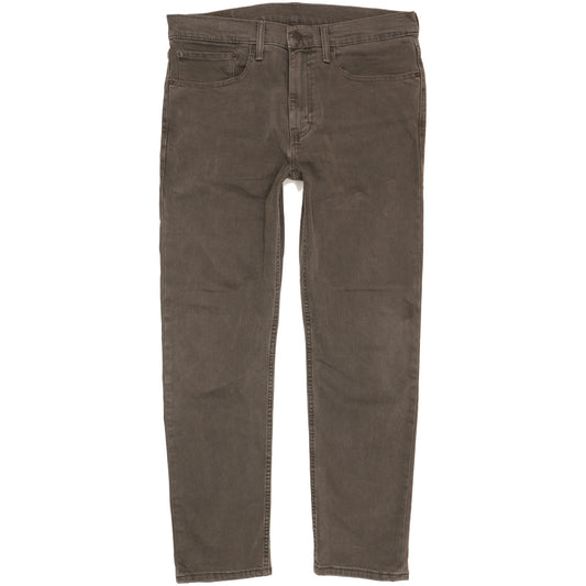 Levi's 502 Men Grey Tapered Regular Stretch Jeans W34 L29