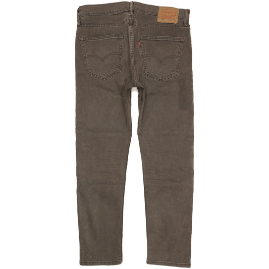 Levi's 502 Men Grey Tapered Regular Stretch Jeans W34 L29