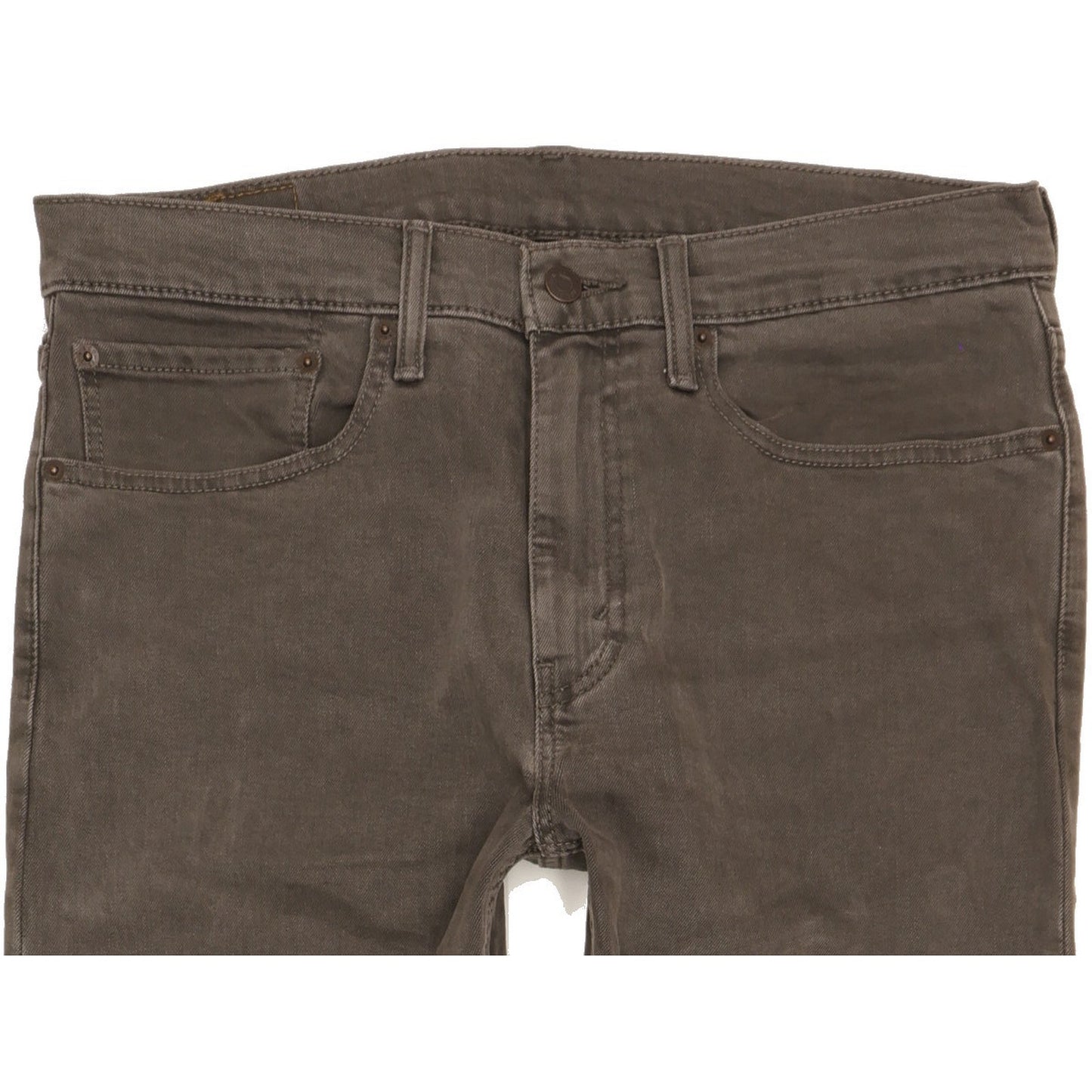 Levi's 502 Men Grey Tapered Regular Stretch Jeans W34 L29