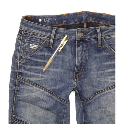 G-Star 5620 Women Blue Skinny Slim Stretch Jeans W29 L34