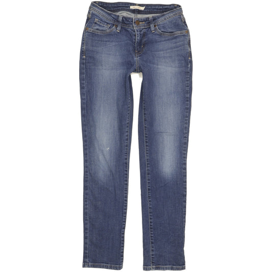 Levi's 529 Curvy Women Blue Skinny Slim Stretch Jeans W28 L31