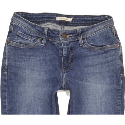 Levi's 529 Curvy Women Blue Skinny Slim Stretch Jeans W28 L31