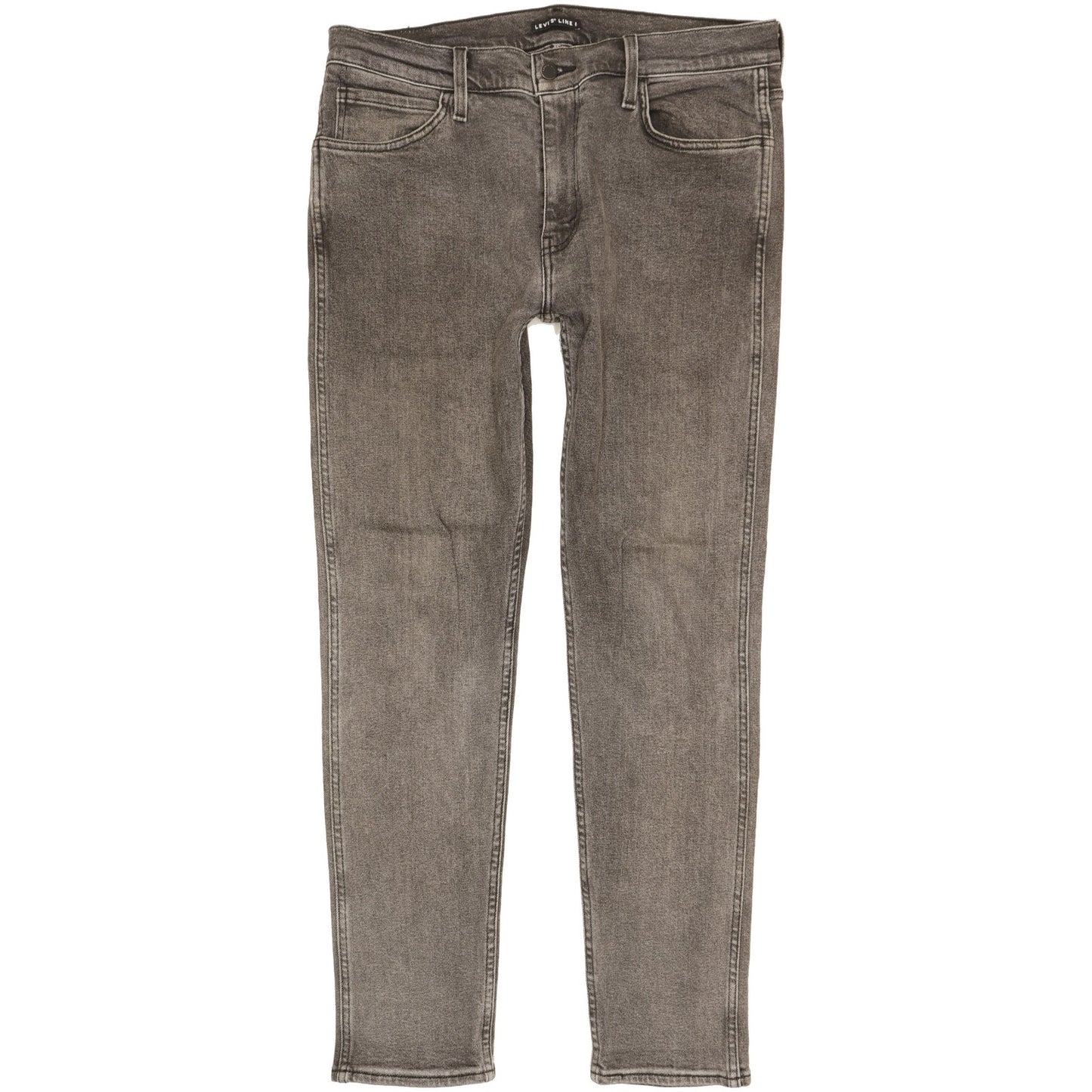 Levi's Line 8 Men Grey Skinny Slim Stretch Jeans W33 L30