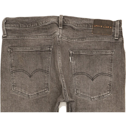 Levi's Line 8 Men Grey Skinny Slim Stretch Jeans W33 L30