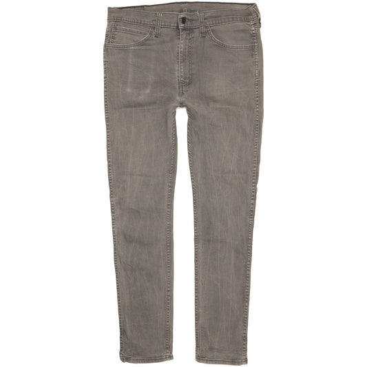 Levi's Men Grey Skinny Slim Stretch Jeans W36 L31