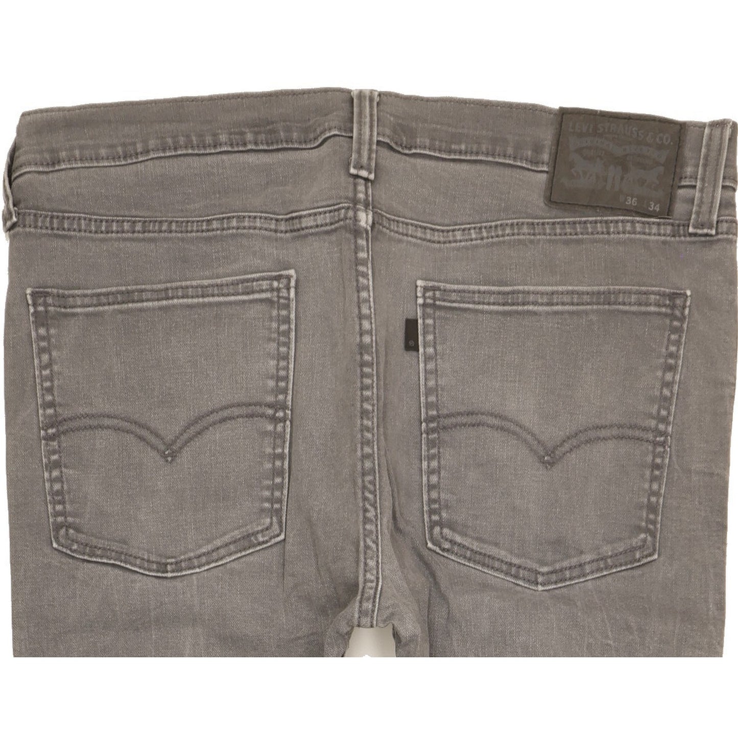 Levi's Men Grey Skinny Slim Stretch Jeans W36 L31