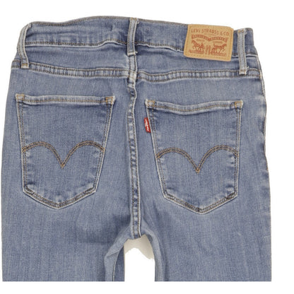 Levi's 724 Women Blue Straight Slim Stretch Jeans W27 L30
