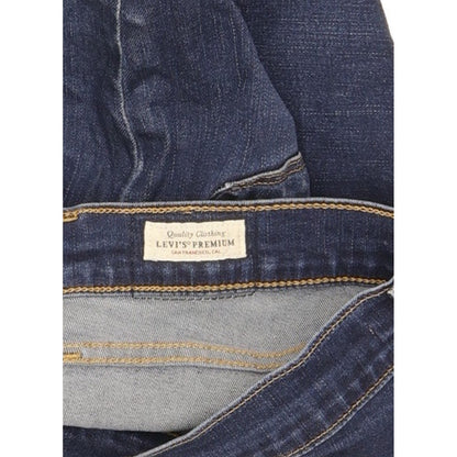 Levi's 724 Blue Straight Slim Stretch Jeans High Waisted W31 L32