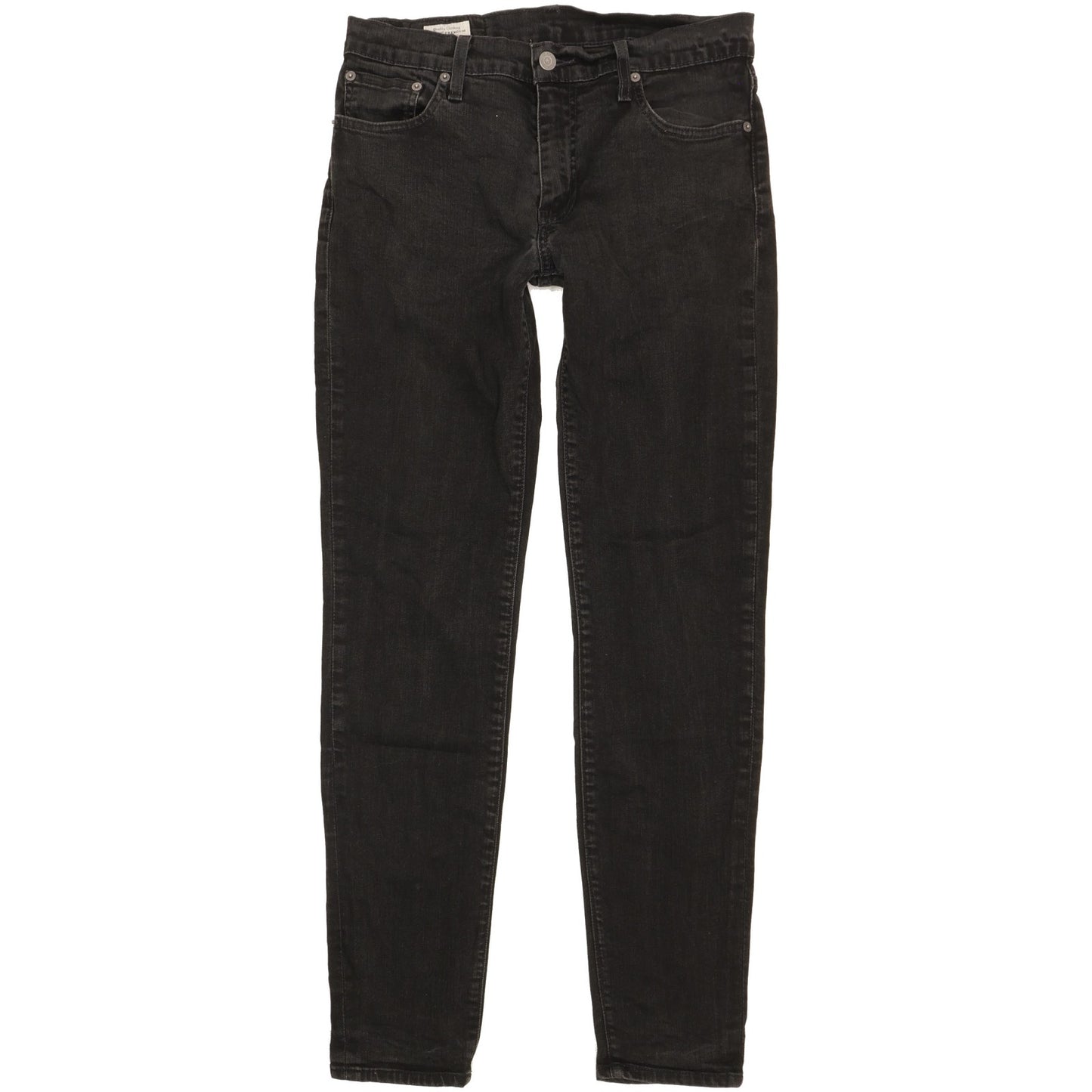 Levi's 511 Men Black Straight Slim Stretch Jeans W30 L32