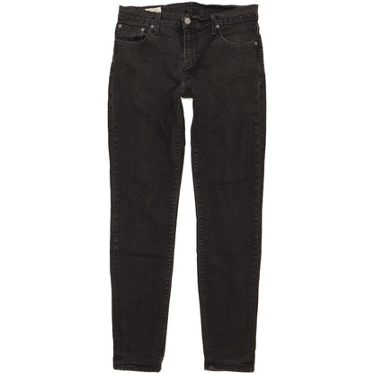 Levi's 511 Men Black Straight Slim Stretch Jeans W30 L32