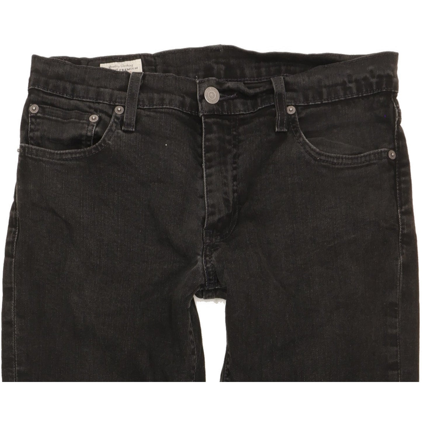 Levi's 511 Men Black Straight Slim Stretch Jeans W30 L32