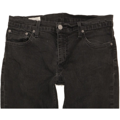 Levi's 511 Men Black Straight Slim Stretch Jeans W30 L32