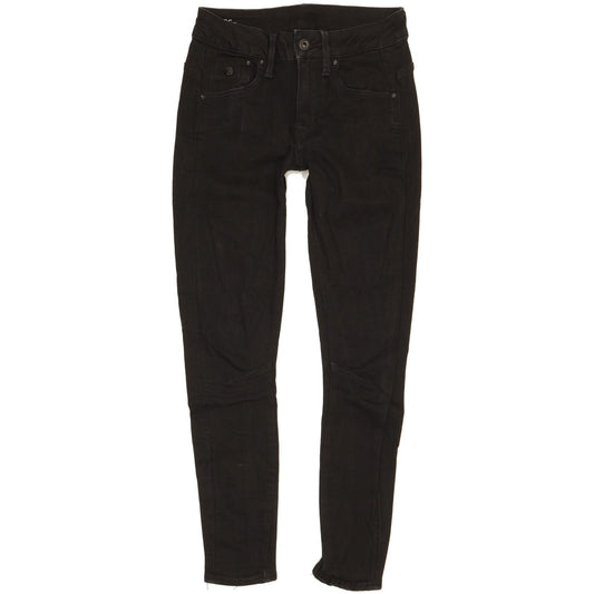 G-Star Arc 3D Women Black Skinny Slim Stretch Jeans W25 L26