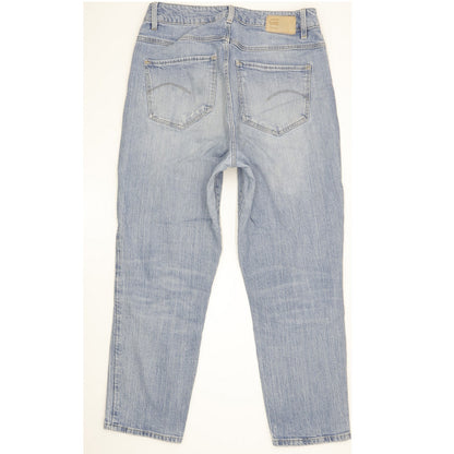 G-Star Midge Blue Tapered Loose Boyfriend Stretch Jeans High Waisted W27 L28