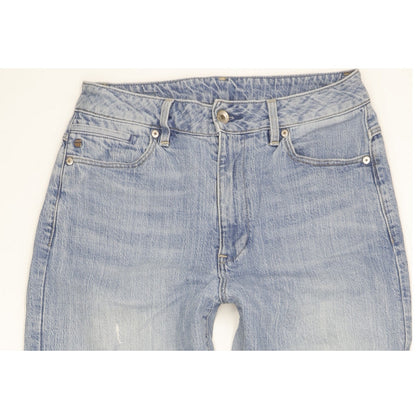G-Star Midge Blue Tapered Loose Boyfriend Stretch Jeans High Waisted W27 L28