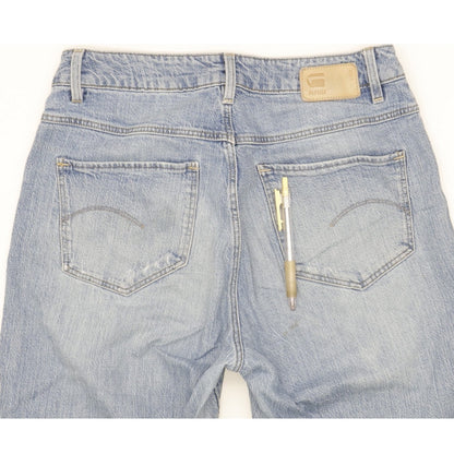 G-Star Midge Blue Tapered Loose Boyfriend Stretch Jeans High Waisted W27 L28