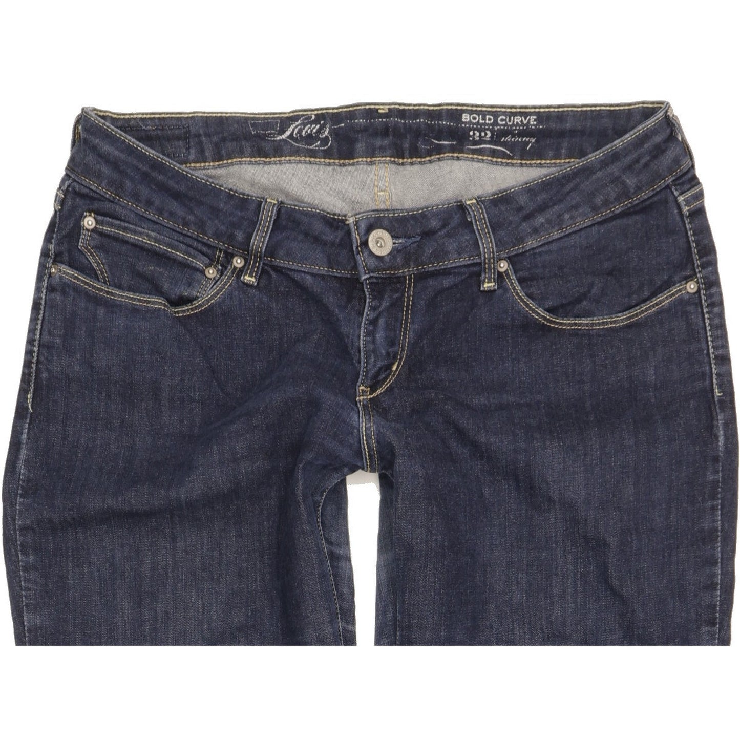Levi's Bold Curve Women Blue Skinny Slim Stretch Jeans W32 L31