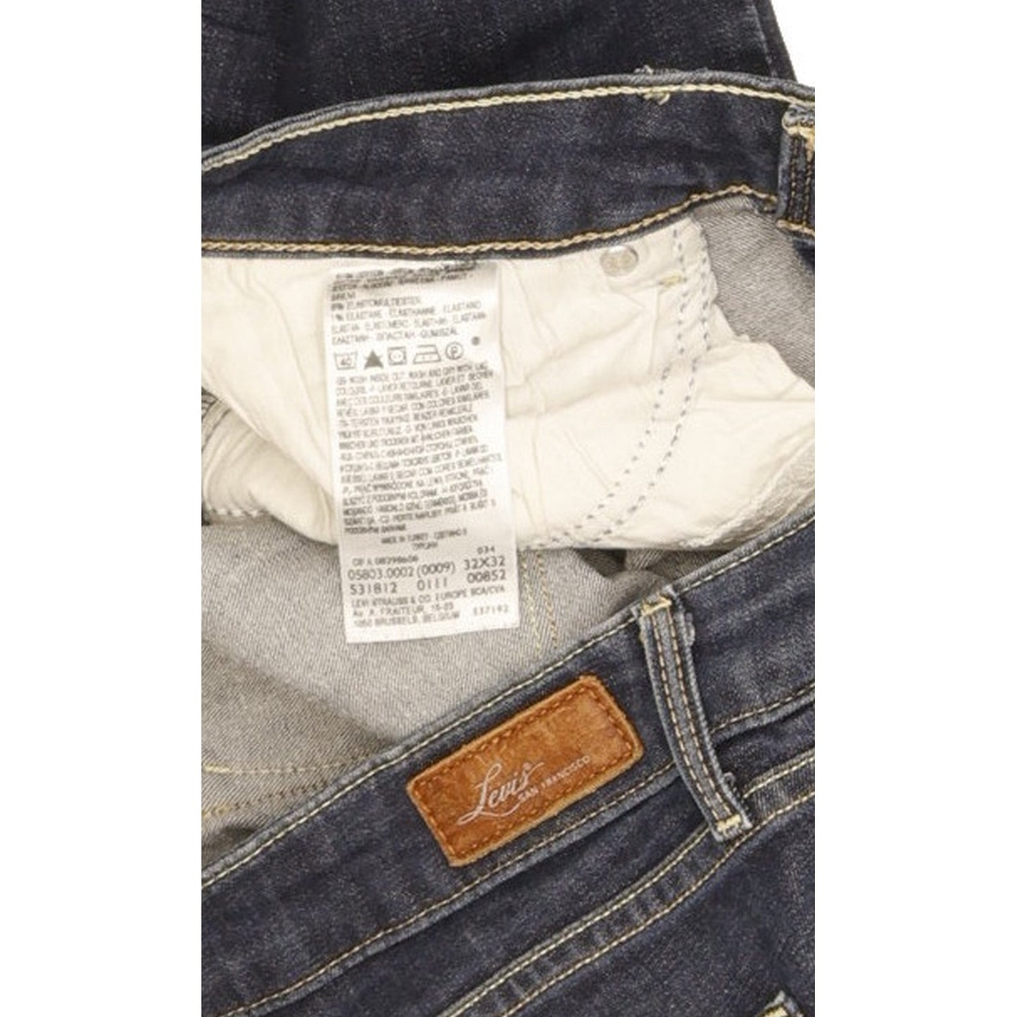 Levi's Bold Curve Women Blue Skinny Slim Stretch Jeans W32 L31