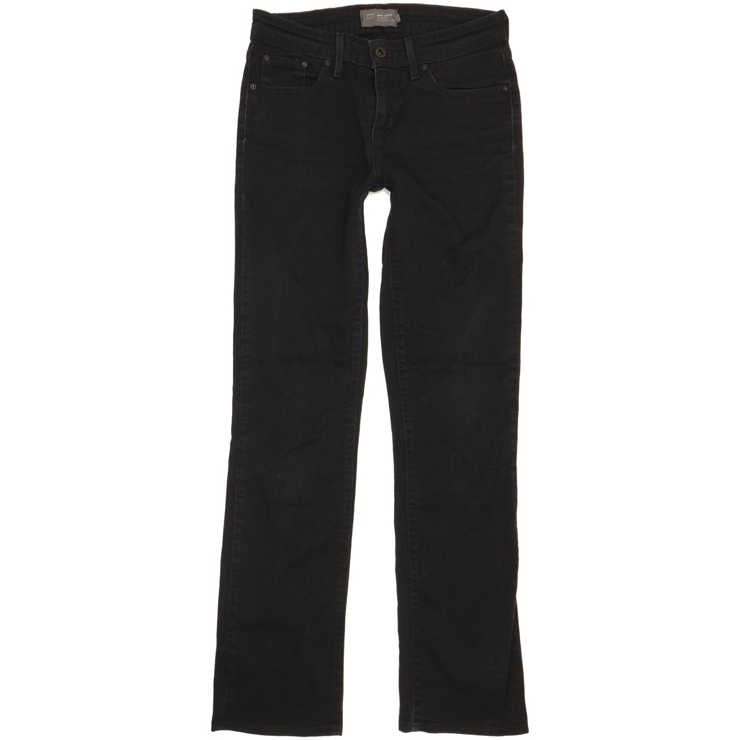 Levi's Demi Curve Women Black Straight Classic Stretch Jeans W27 L31