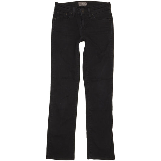 Levi's Demi Curve Women Black Straight Classic Stretch Jeans W27 L31