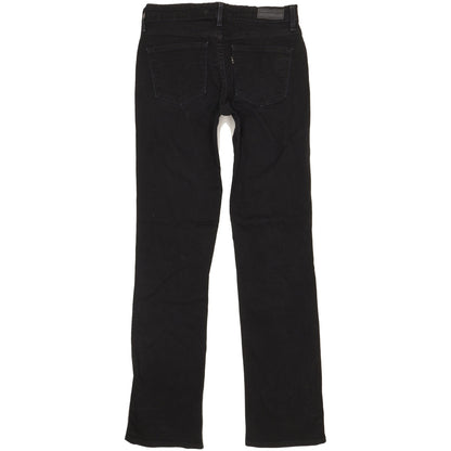 Levi's Demi Curve Women Black Straight Classic Stretch Jeans W27 L31