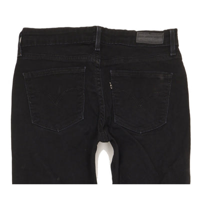 Levi's Demi Curve Women Black Straight Classic Stretch Jeans W27 L31