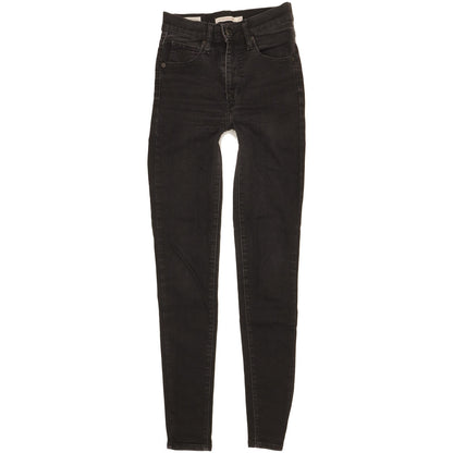 Levi's Mile Women Black Skinny Slim Stretch Jeans W24 L29