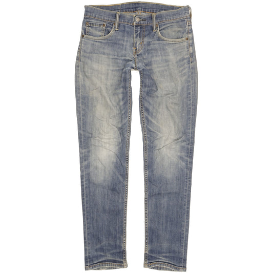 Levi's 511 Men Blue Straight Slim Stretch Jeans W28 L30