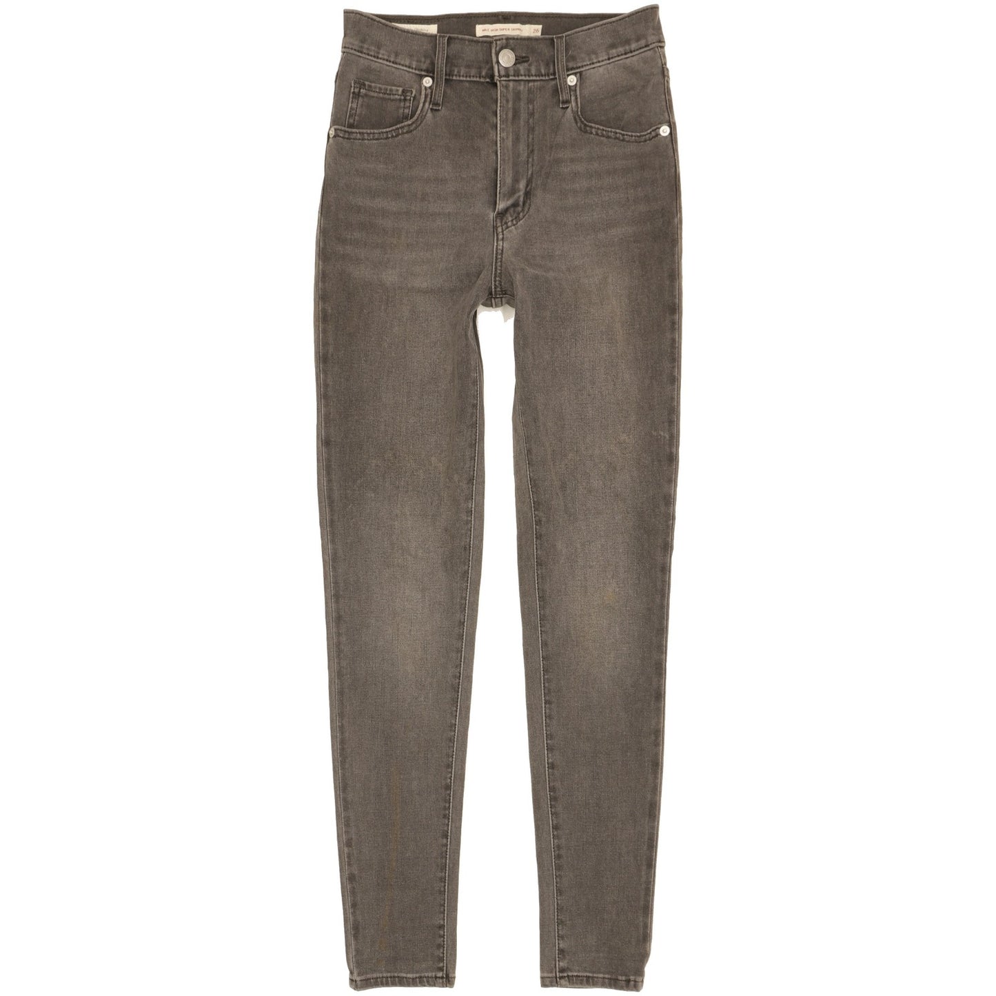 Levi's Mile Women Grey Skinny Slim Stretch Jeans W26 L28