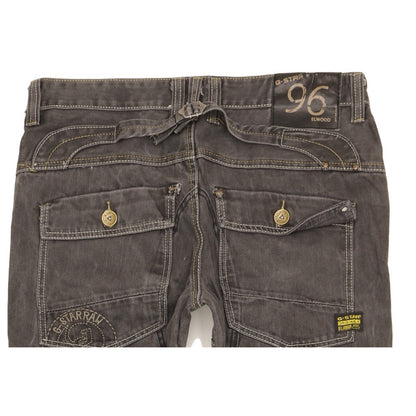 G-Star Elwood Men Grey Straight Regular Jeans W36 L31