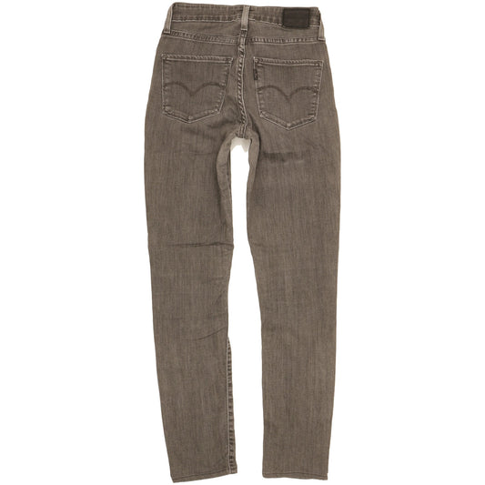 Levi's 721 Women Grey Skinny Slim Stretch Jeans W24 L28