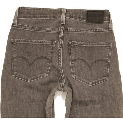 Levi's 721 Women Grey Skinny Slim Stretch Jeans W24 L28