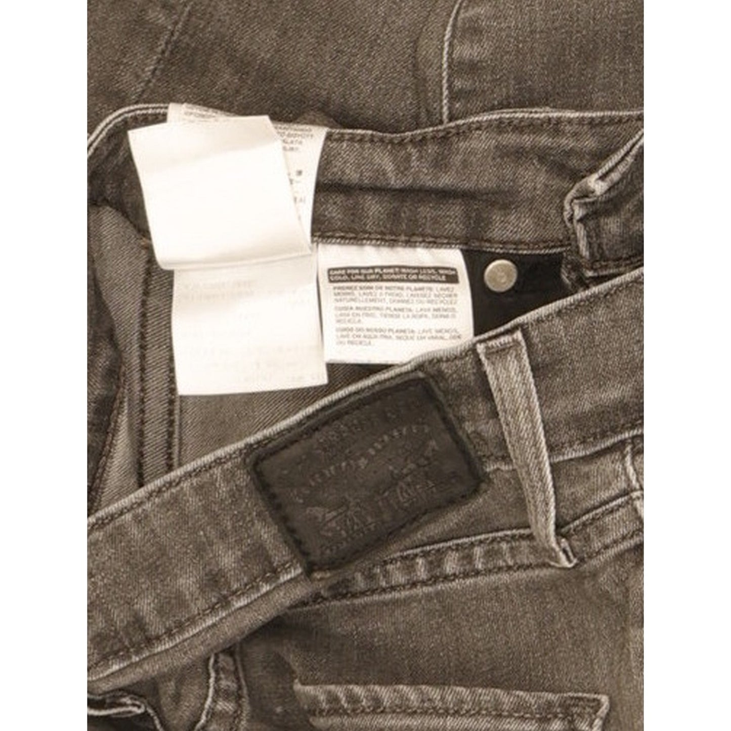 Levi's 721 Women Grey Skinny Slim Stretch Jeans W24 L28